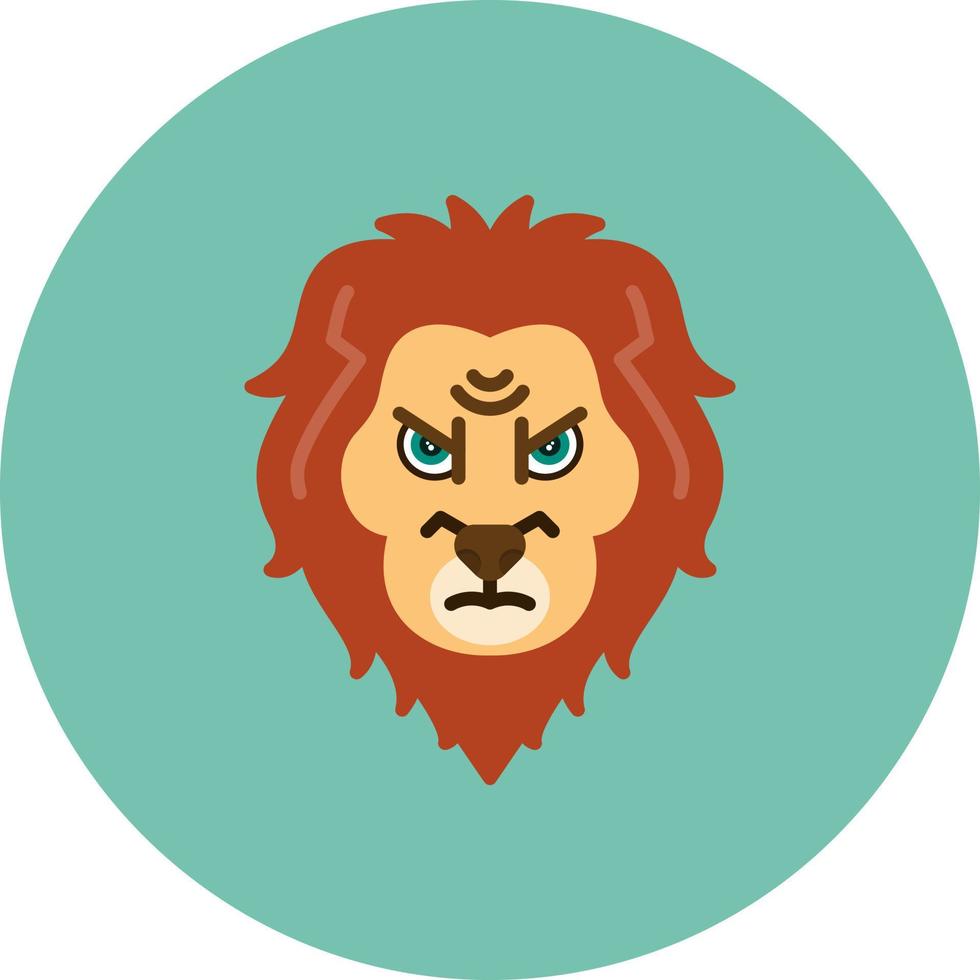 lejon kreativ ikon design vektor
