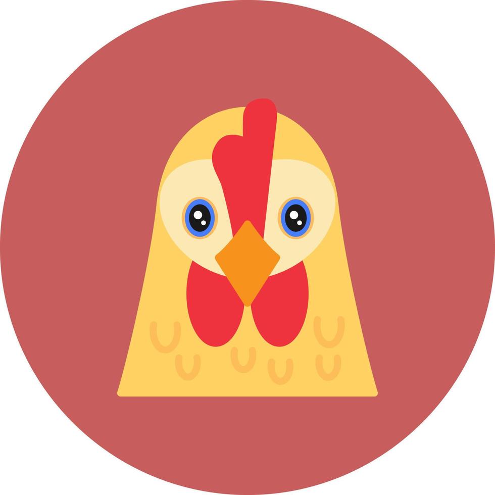 kyckling kreativ ikon design vektor