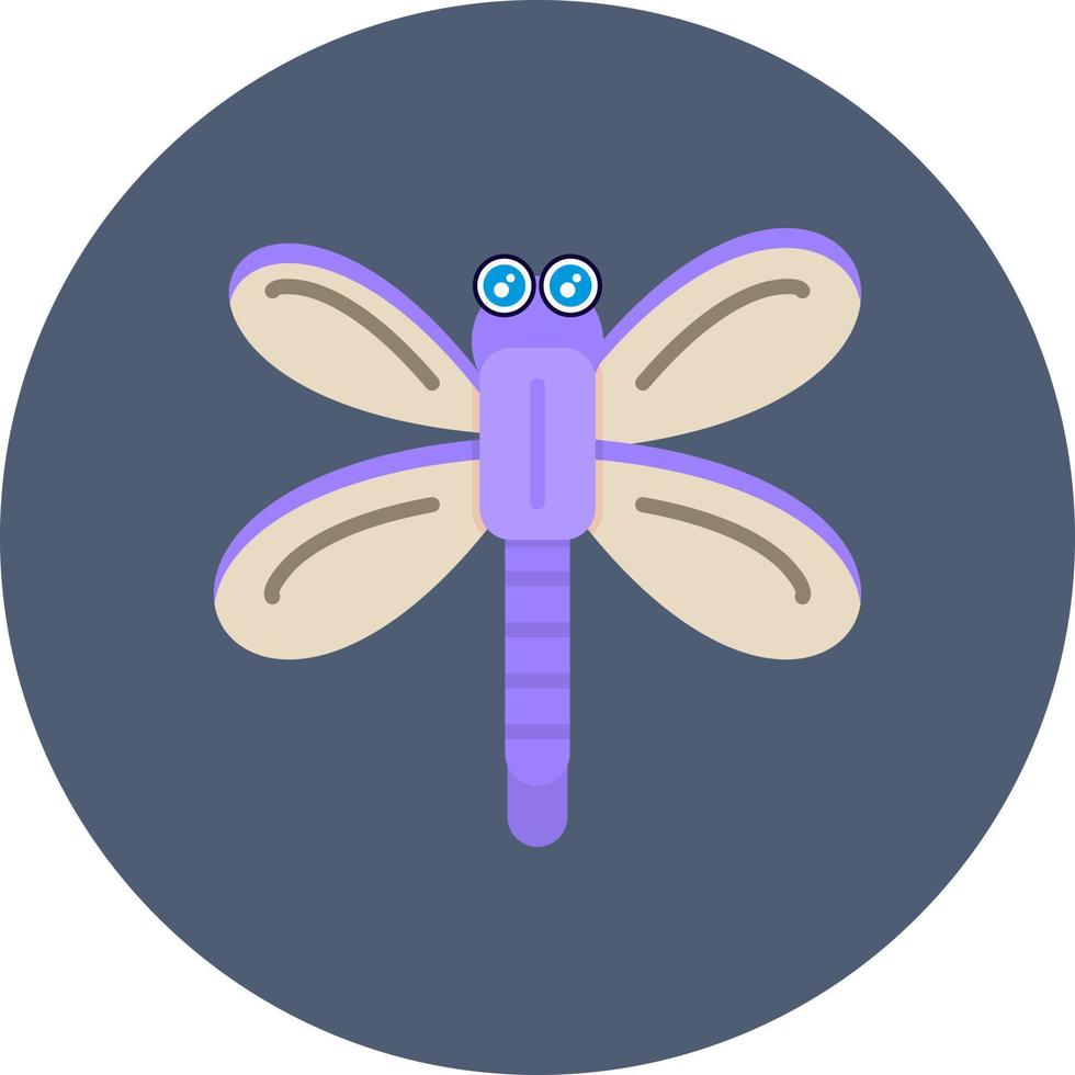 Libelle kreatives Icon-Design vektor
