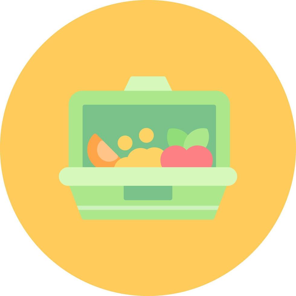 Lunchbox kreatives Icon-Design vektor