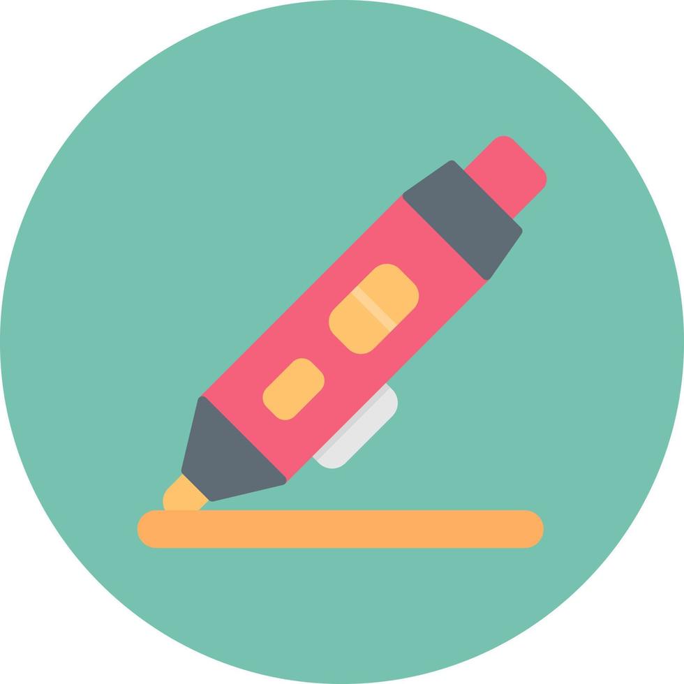 3D-Stift kreatives Icon-Design vektor