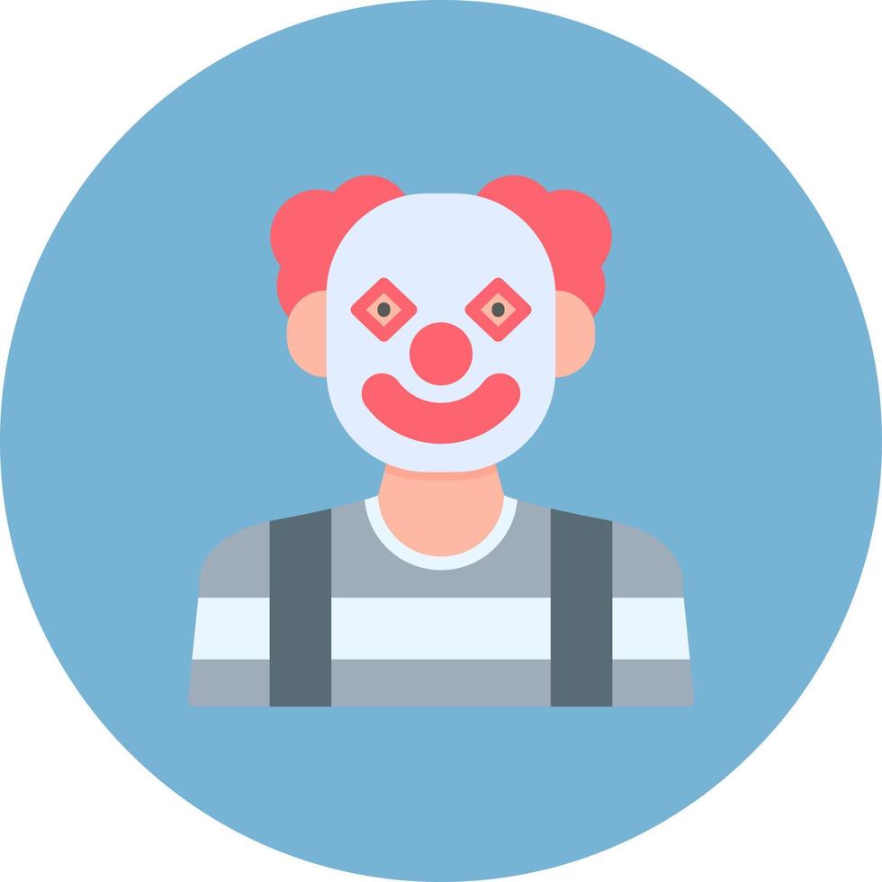 clown kreativ ikon design vektor