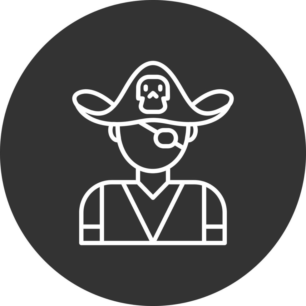 Piraten kreatives Icon-Design vektor