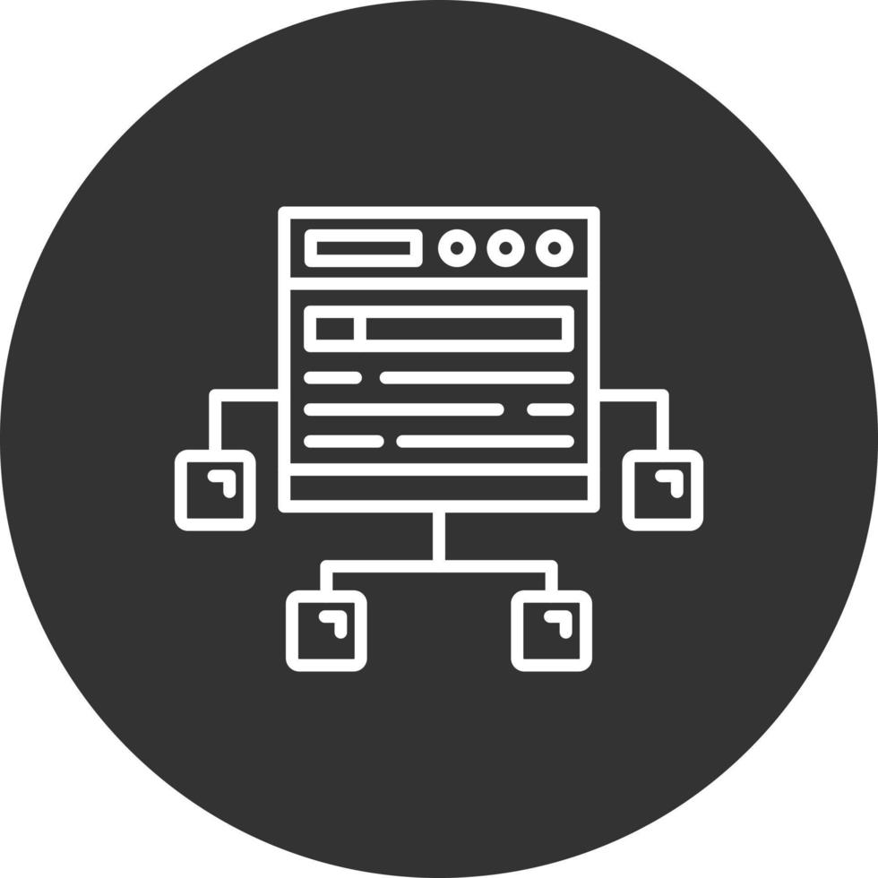 Sitemap kreatives Icon-Design vektor