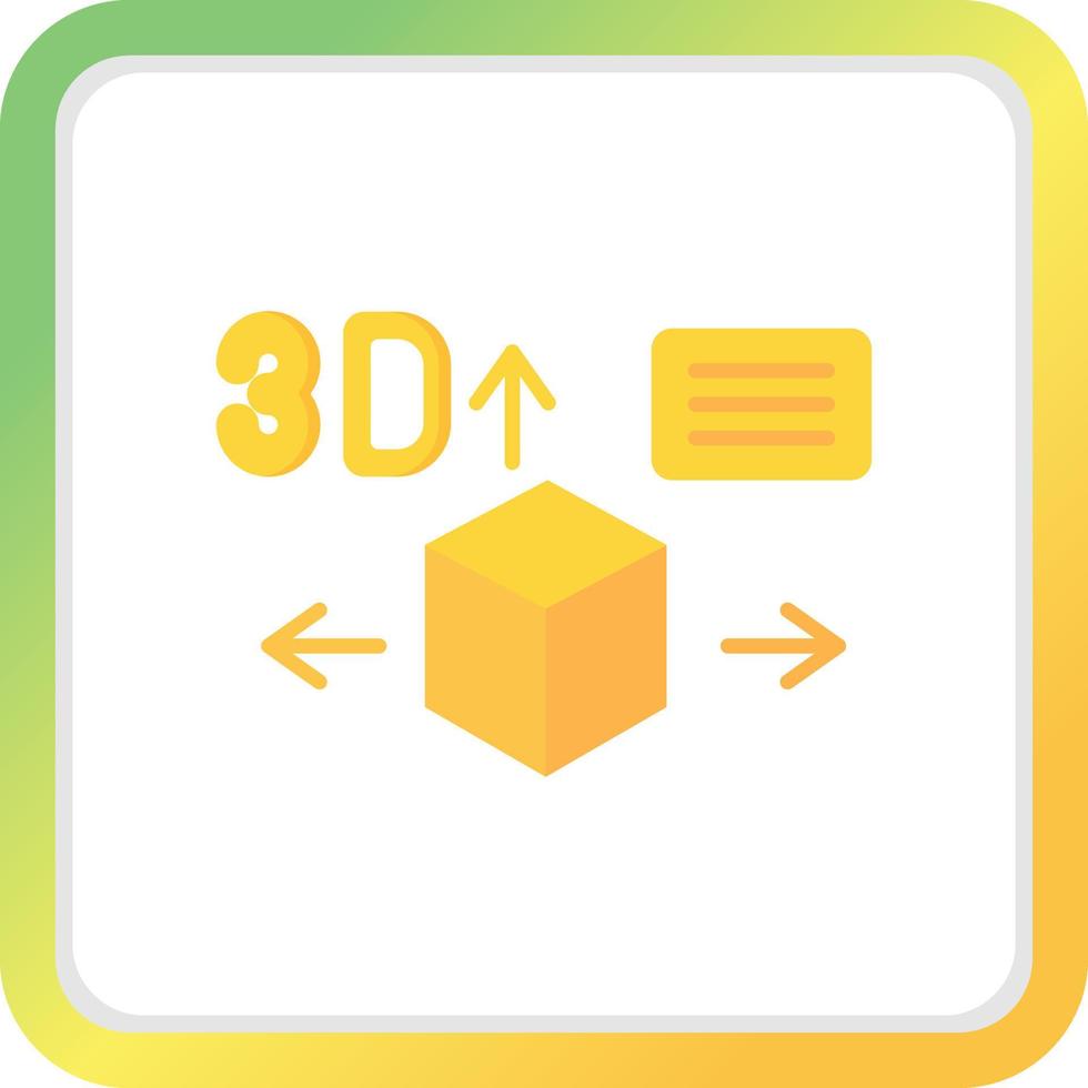 3D-Design kreatives Icon-Design vektor