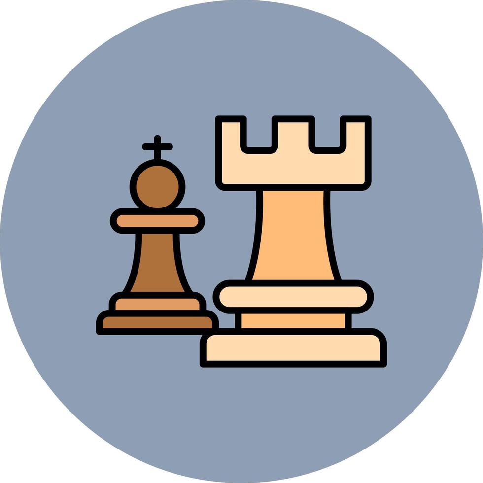 schack bit kreativ ikon design vektor