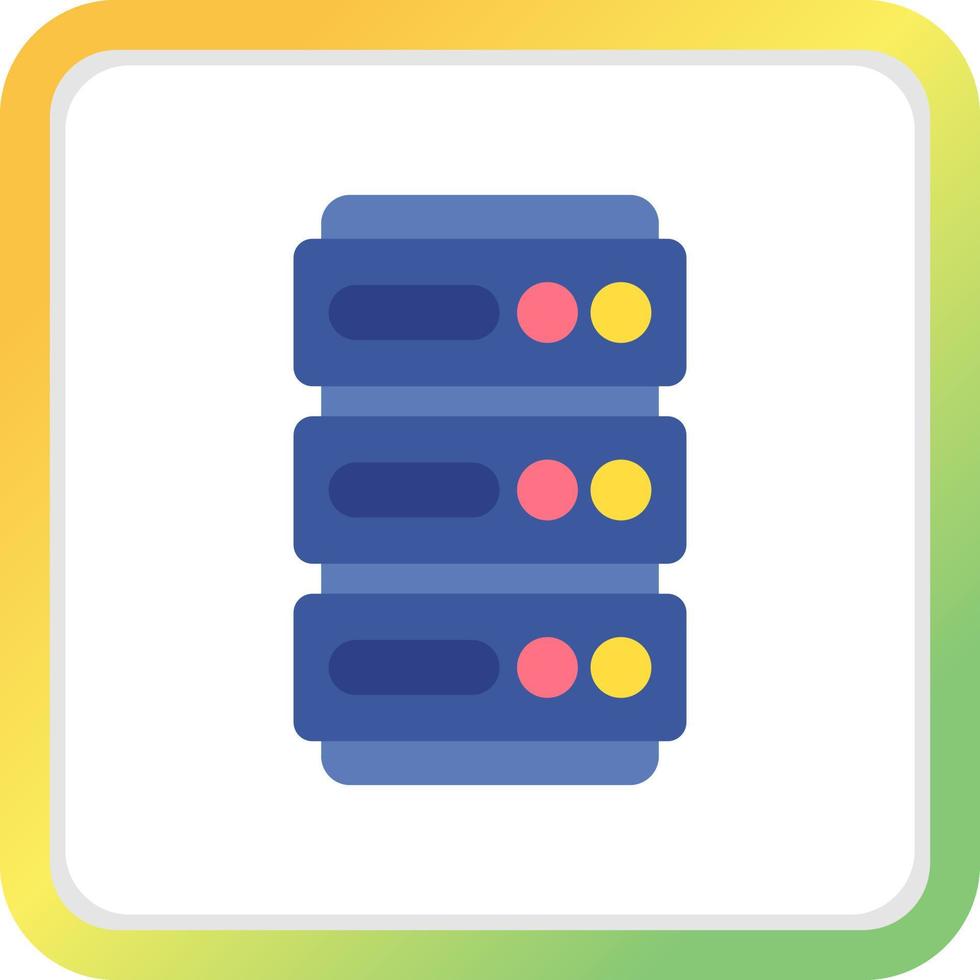 Datenbank kreatives Icon-Design vektor