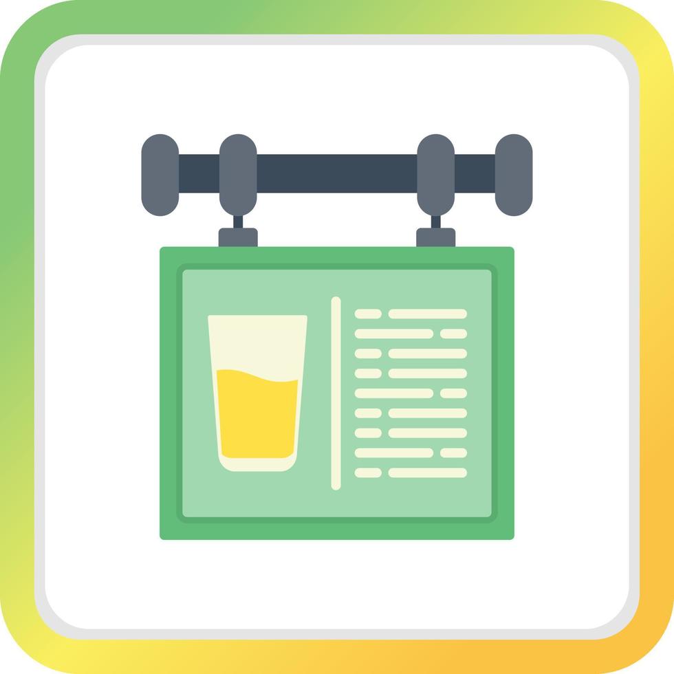 Pub kreatives Icon-Design vektor