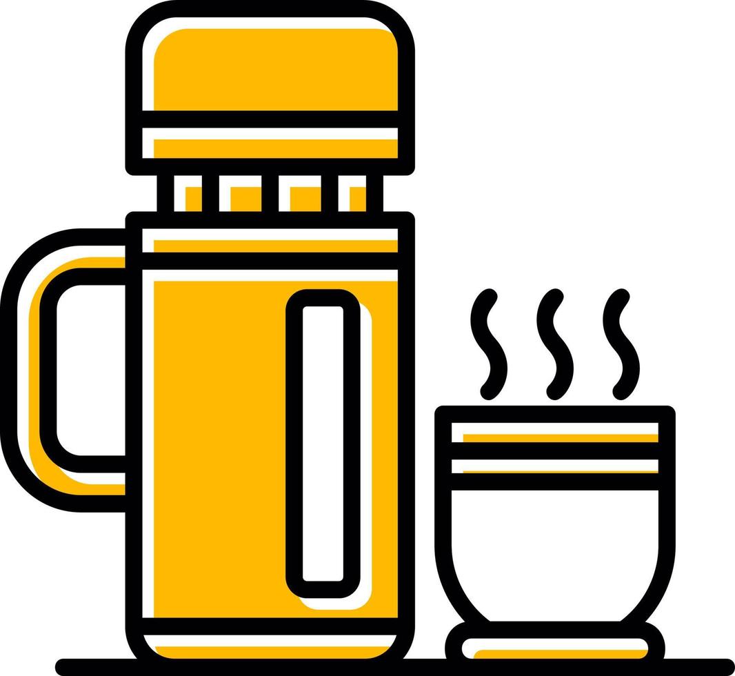 Thermos kreatives Icon-Design vektor