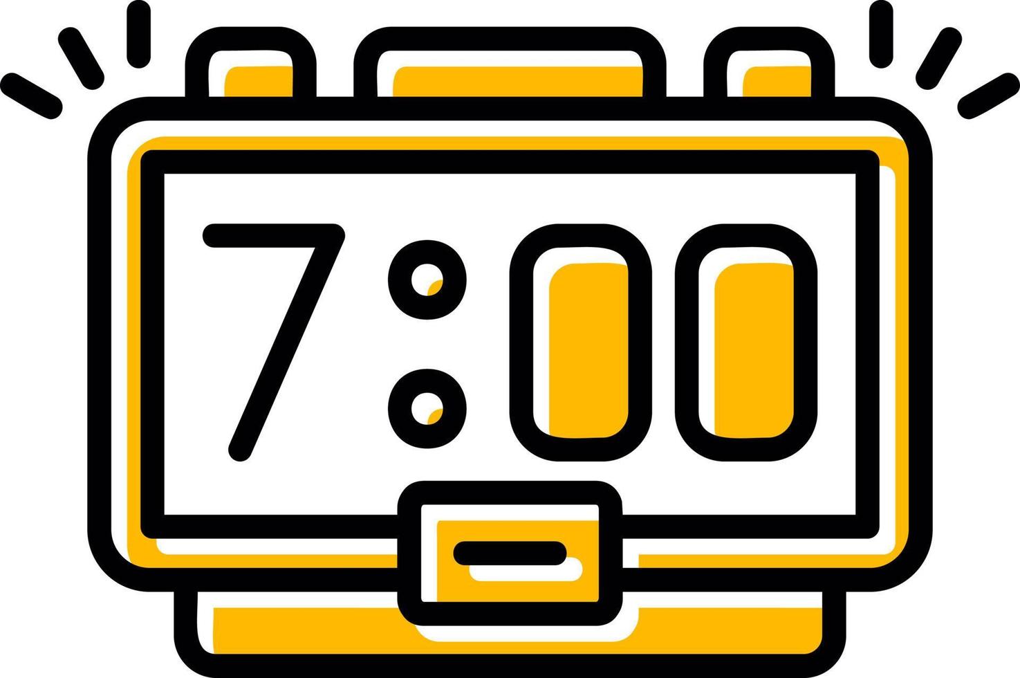 Alarm kreatives Icon-Design vektor