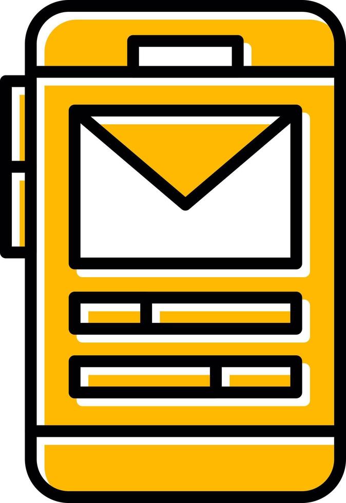 E-Mail kreatives Icon-Design vektor