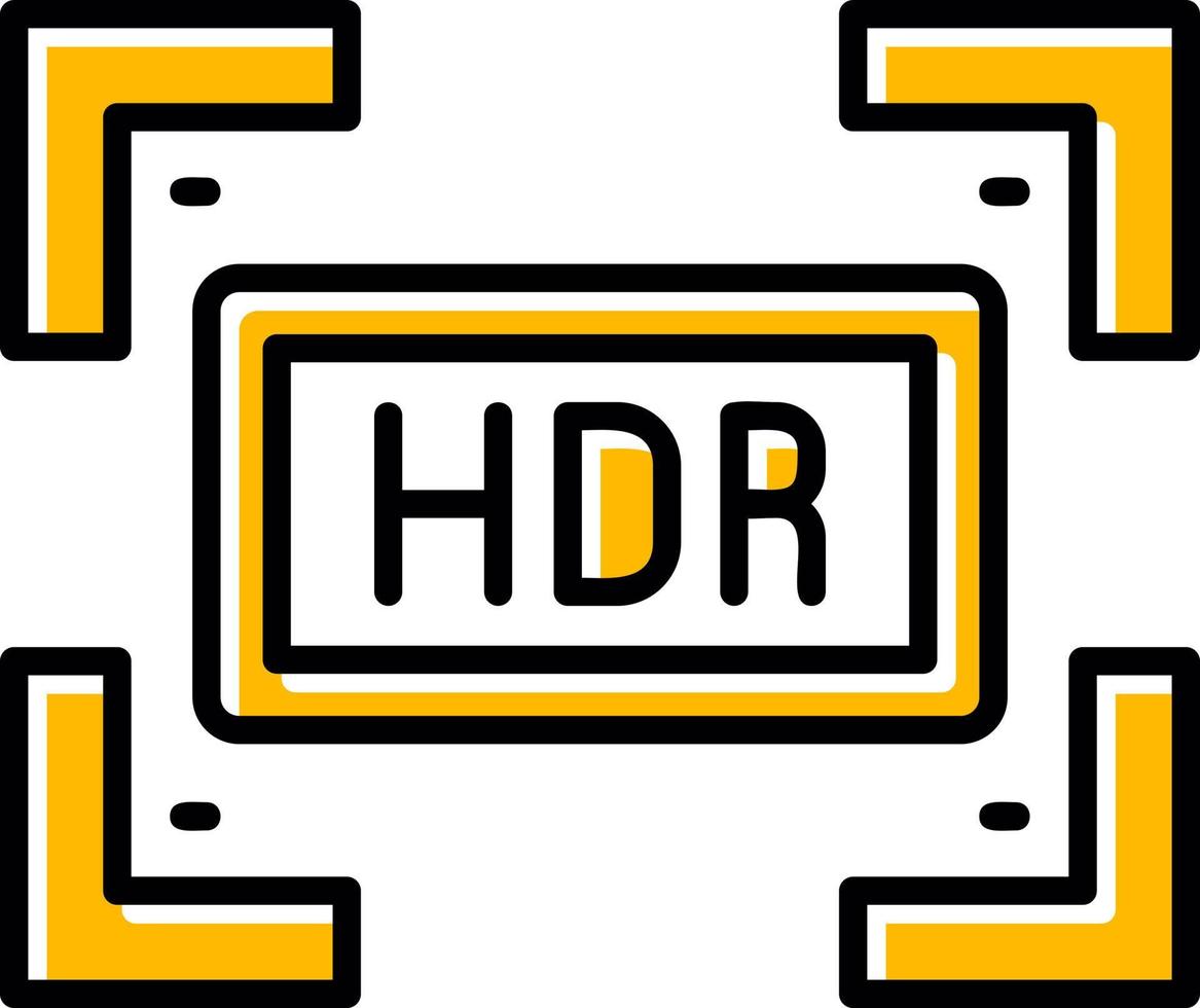 HDR kreatives Icon-Design vektor