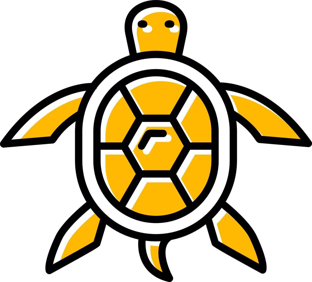 Schildkröte kreatives Icon-Design vektor