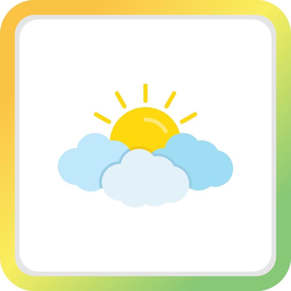 Wolken kreatives Icon-Design vektor