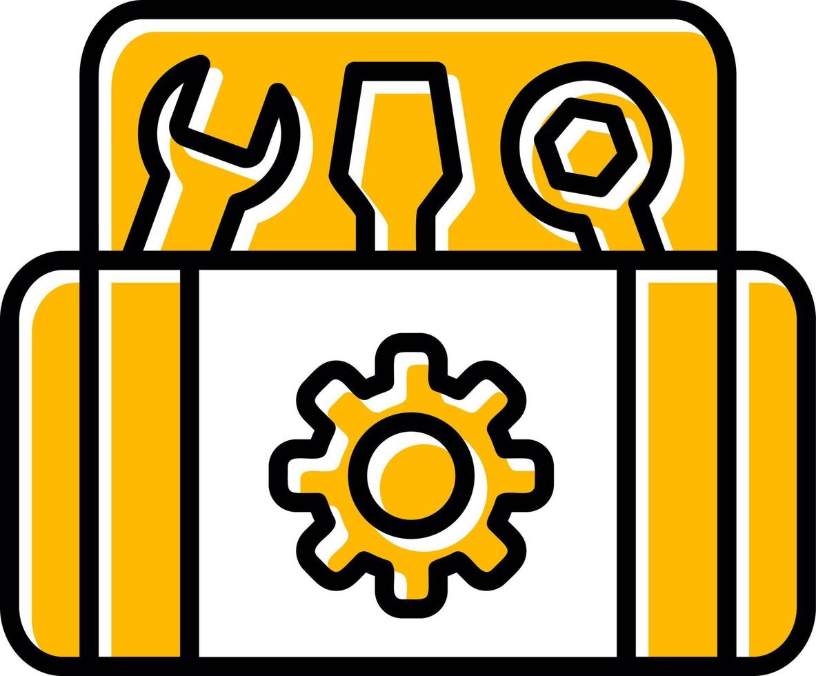 Toolbox kreatives Icon-Design vektor