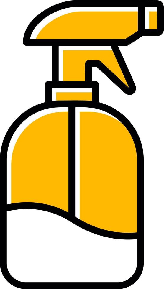 Sprühflasche kreatives Icon-Design vektor