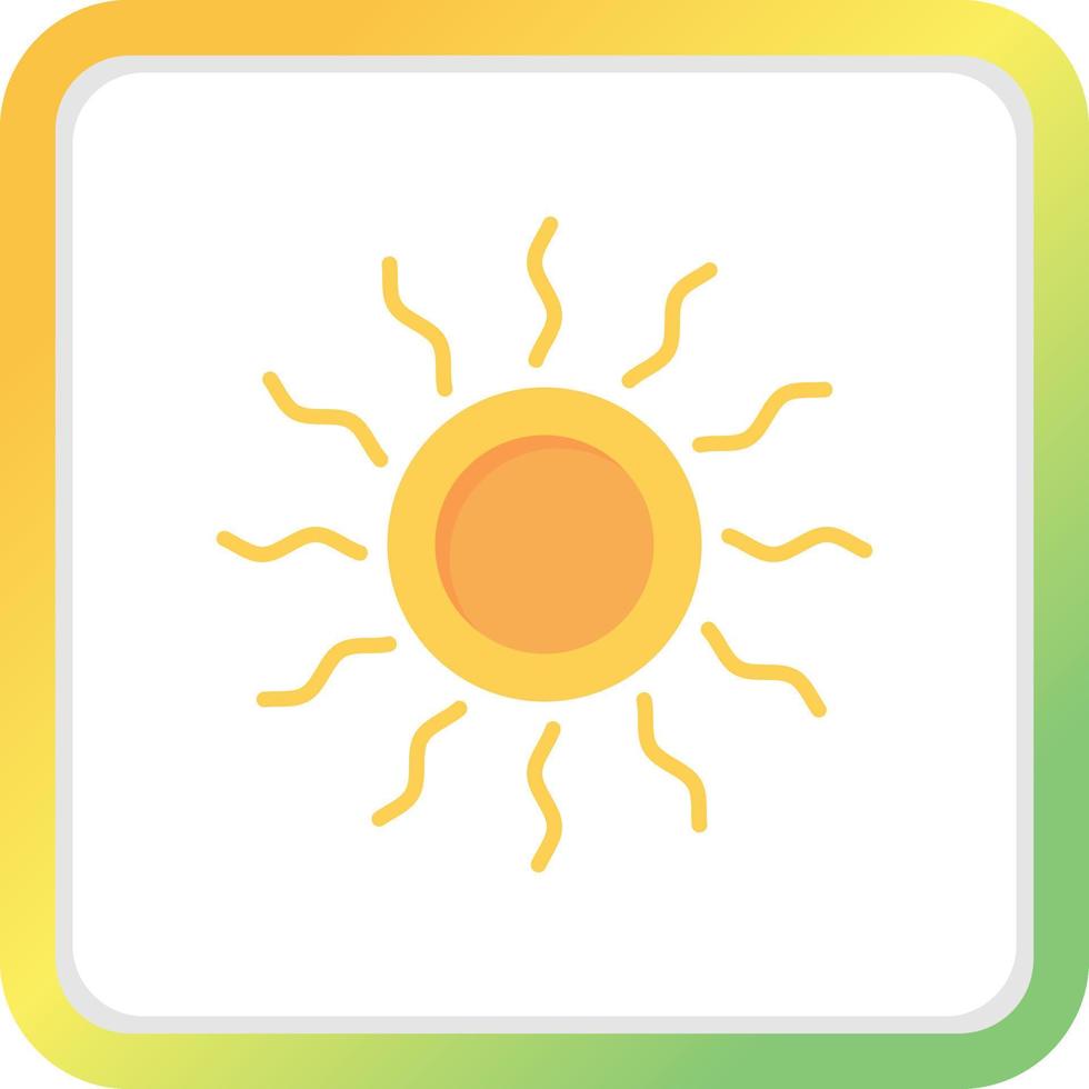 Sonne kreatives Icon-Design vektor