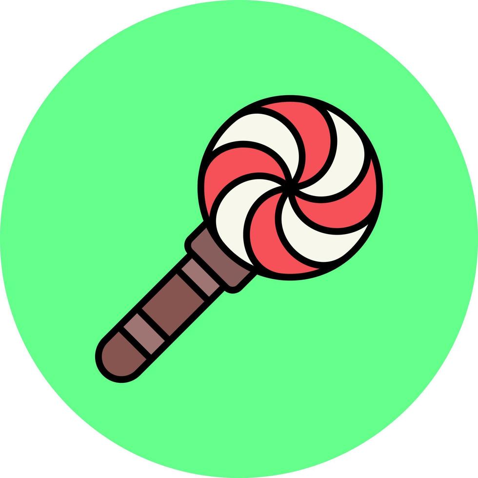 Süßigkeiten kreatives Icon-Design vektor