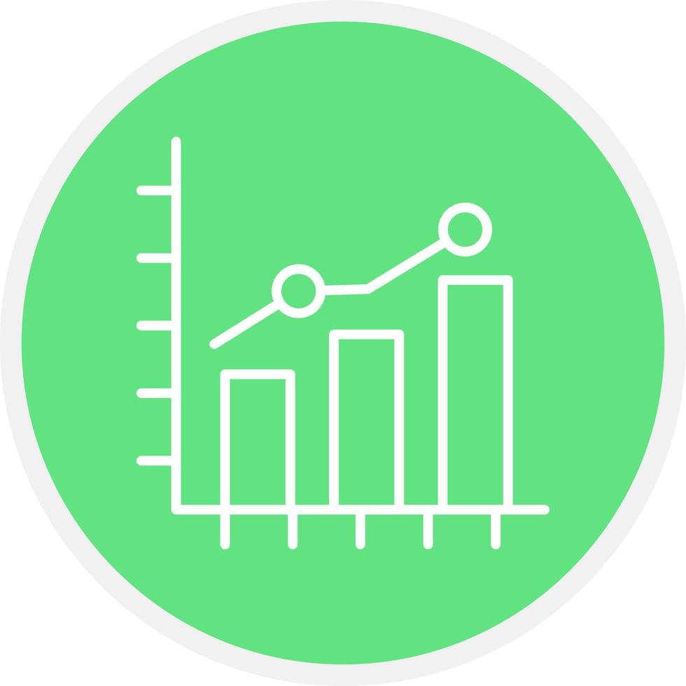 tillväxt Diagram kreativ ikon design vektor