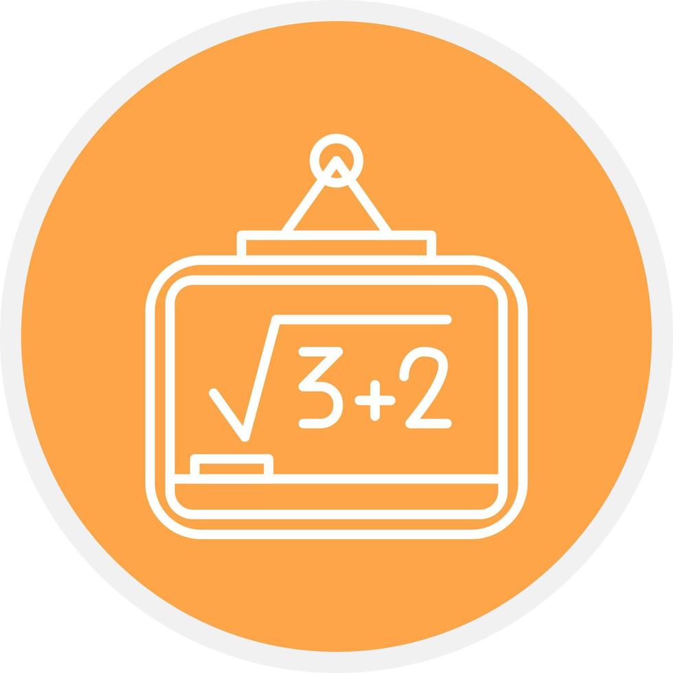 Whiteboard kreatives Icon-Design vektor