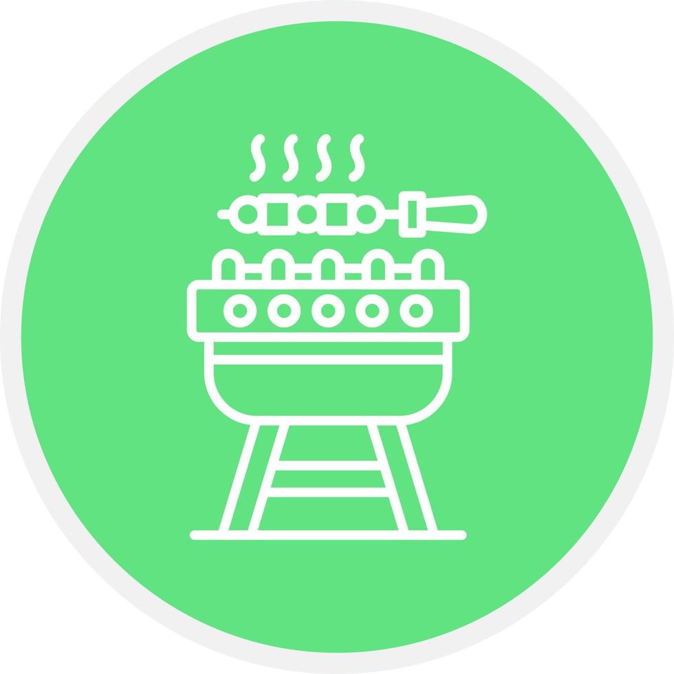 BBQ kreatives Icon-Design vektor