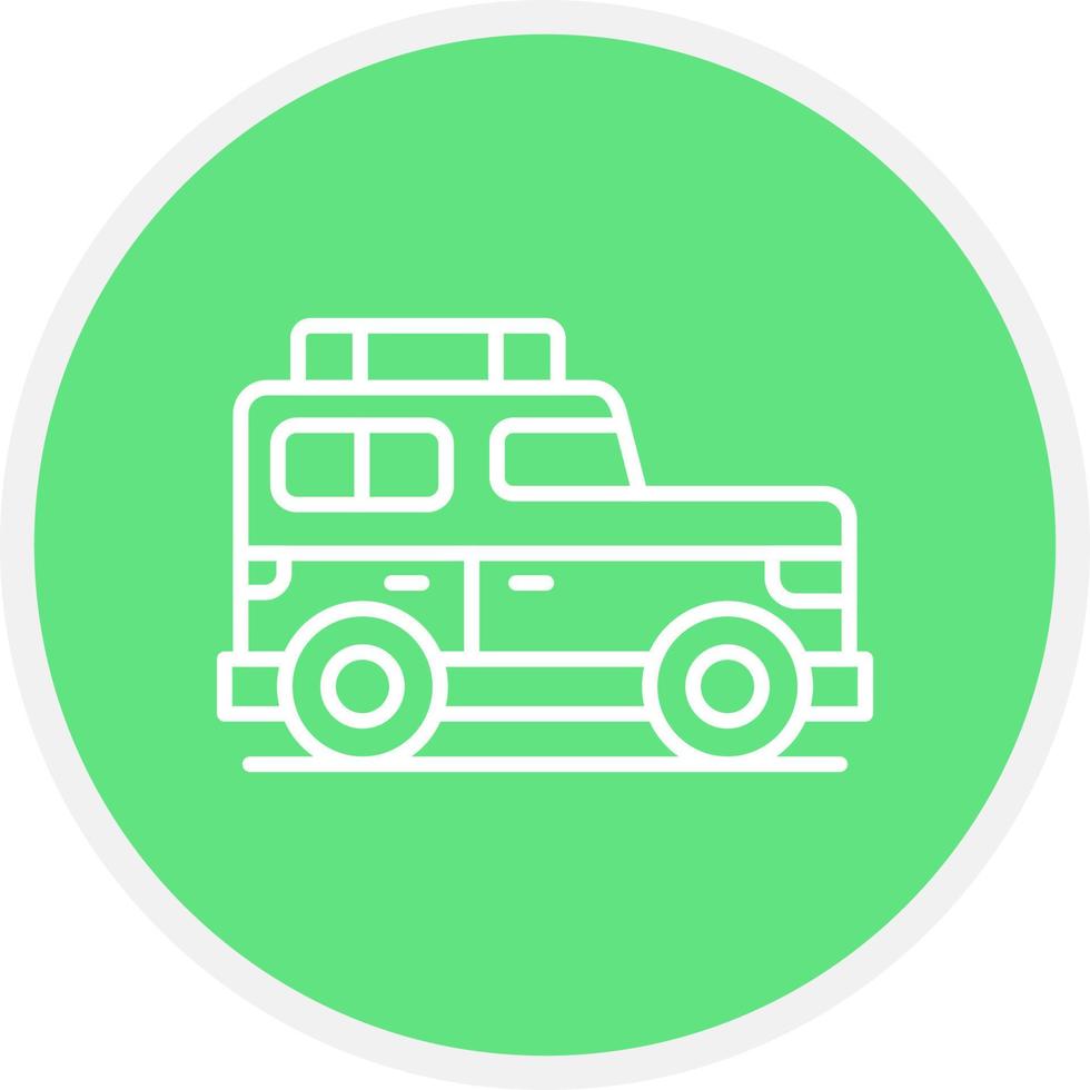 SUV kreatives Icon-Design vektor