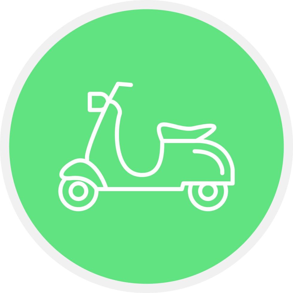 Scooter kreatives Icon-Design vektor