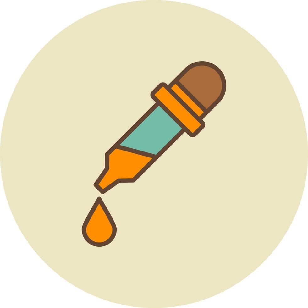 Pipette kreatives Icon-Design vektor