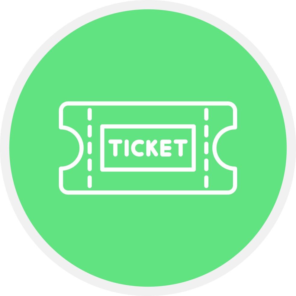 Tickets kreatives Icon-Design vektor