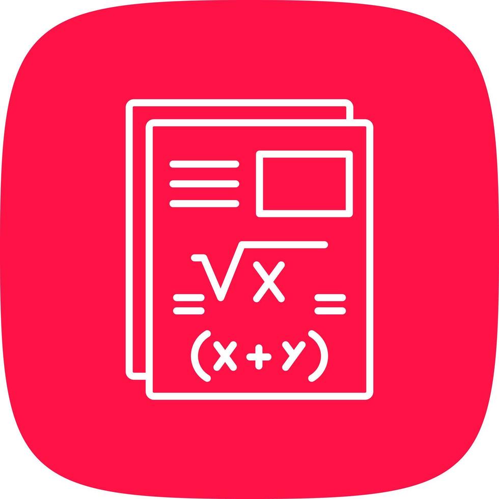 Mathe kreatives Icon-Design vektor