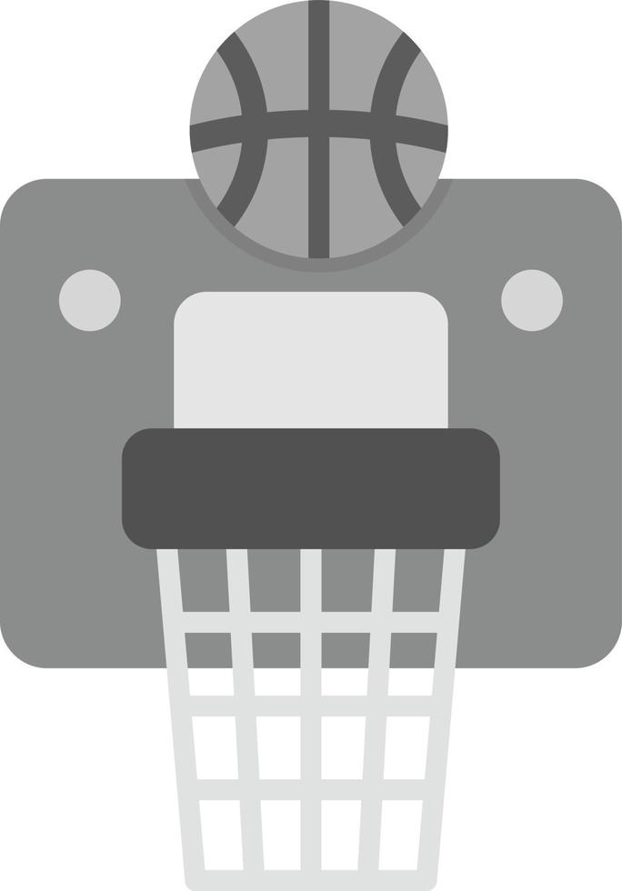 Basketballkorb kreatives Icon-Design vektor