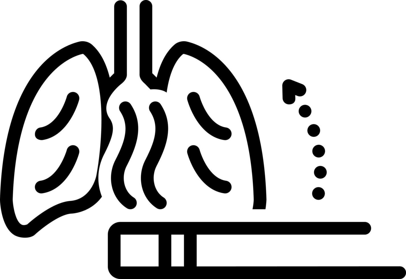 Liniensymbol für schädlich vektor