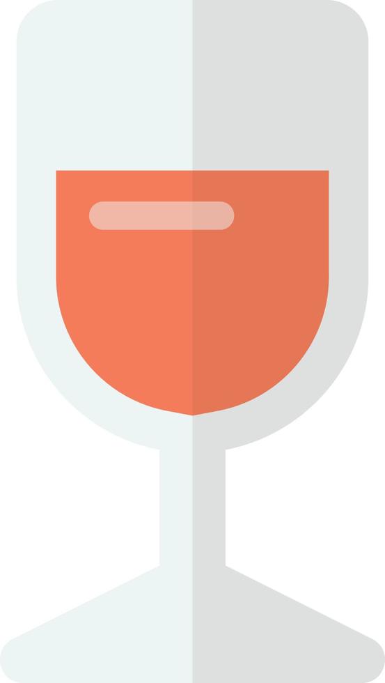 vin glas illustration i minimal stil vektor