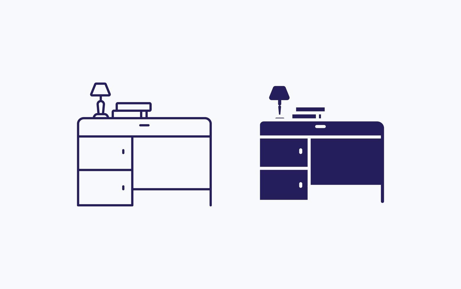 studie tabell illustration ikon vektor