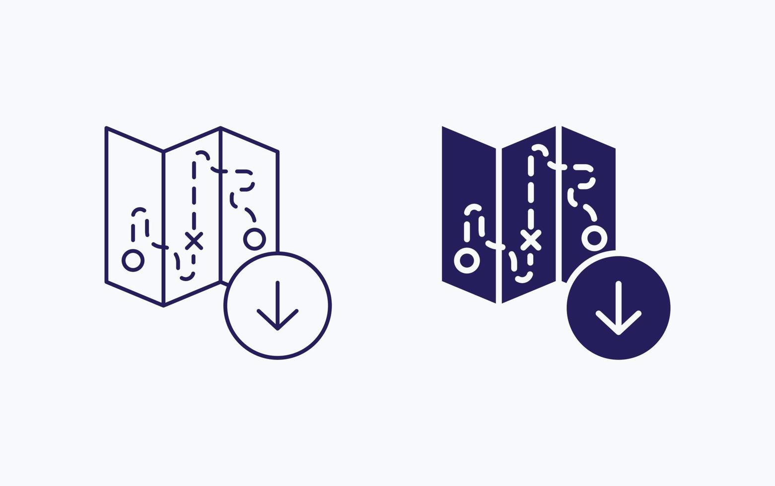 Karta plats ladda ner illustration ikon vektor