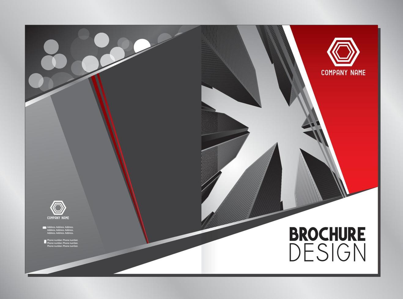 Business-Broschüre Cover-Vorlage vektor
