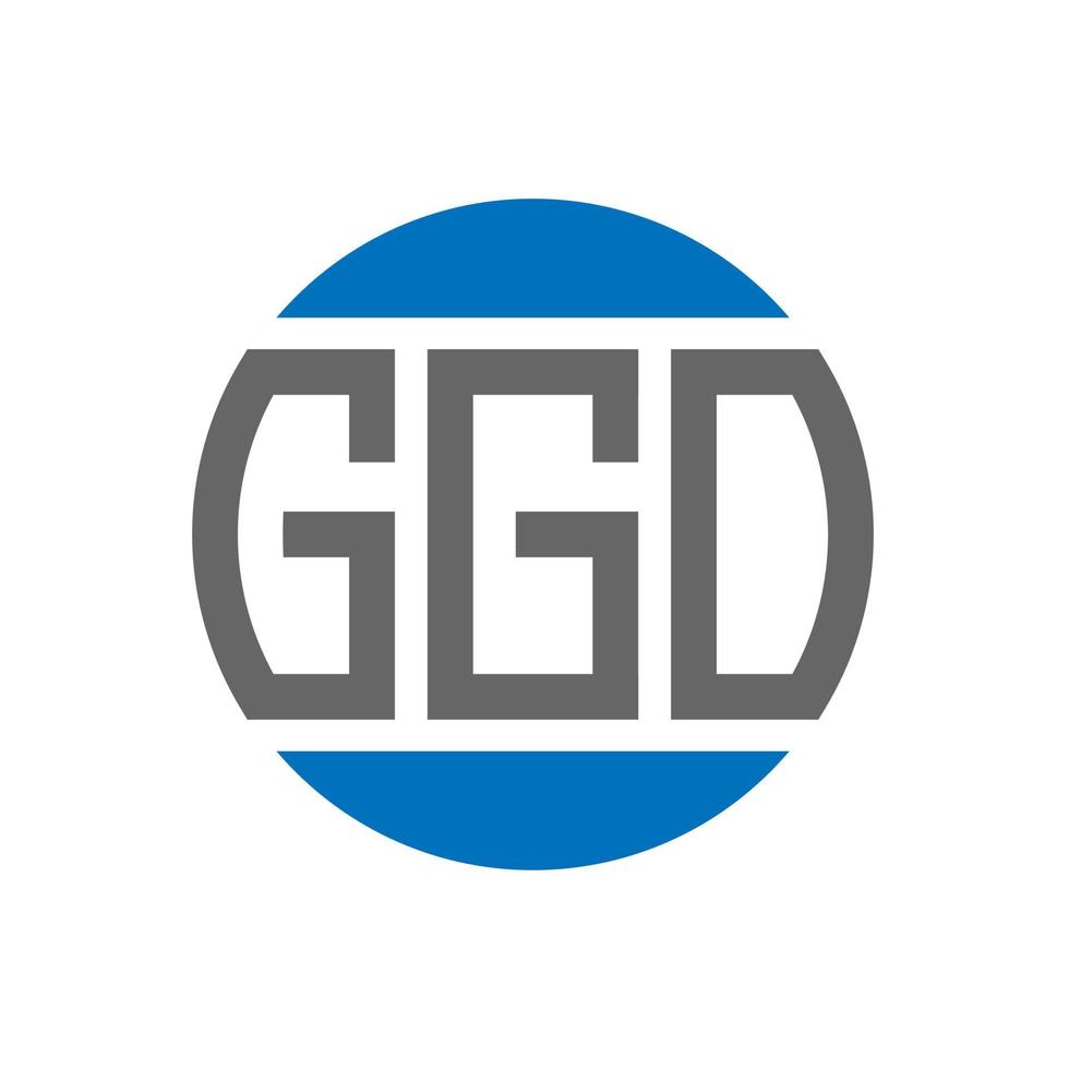 ggo brev logotyp design på vit bakgrund. ggo kreativ initialer cirkel logotyp begrepp. ggo brev design. vektor