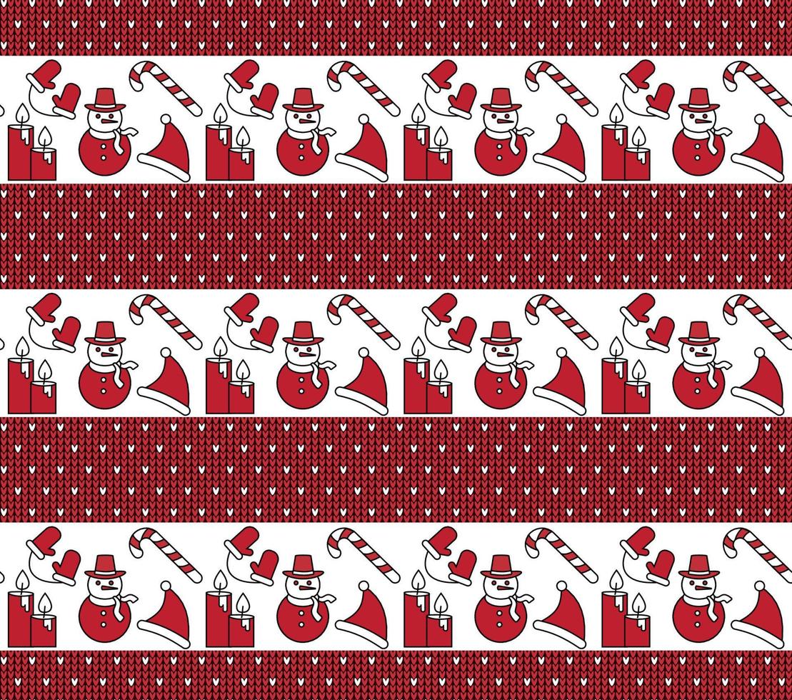 stickat jul och ny år mönster. ull stickning Tröja design. tapet omslag papper textil- skriva ut. vektor