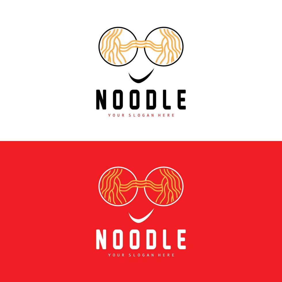 nudel logotyp, Ramen vektor, kinesisk mat, snabb mat restaurang varumärke design, produkt varumärke, Kafé, företag logotyp vektor