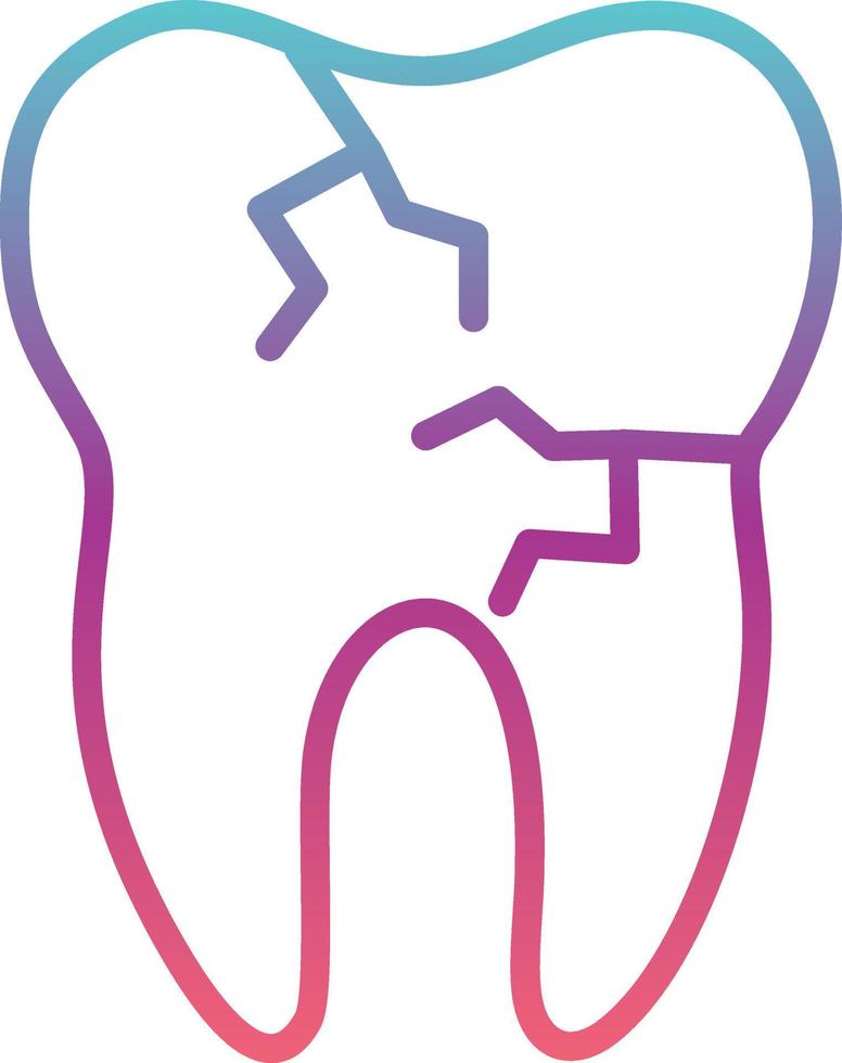 dödsfall tand vektor ikon