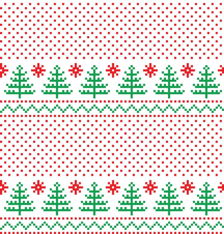 ny år s jul mönster pixel vektor illustration eps