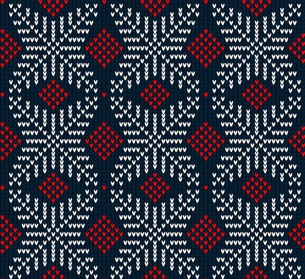 stickat jul och ny år mönster. ull stickning Tröja design. tapet omslag papper textil- skriva ut. vektor