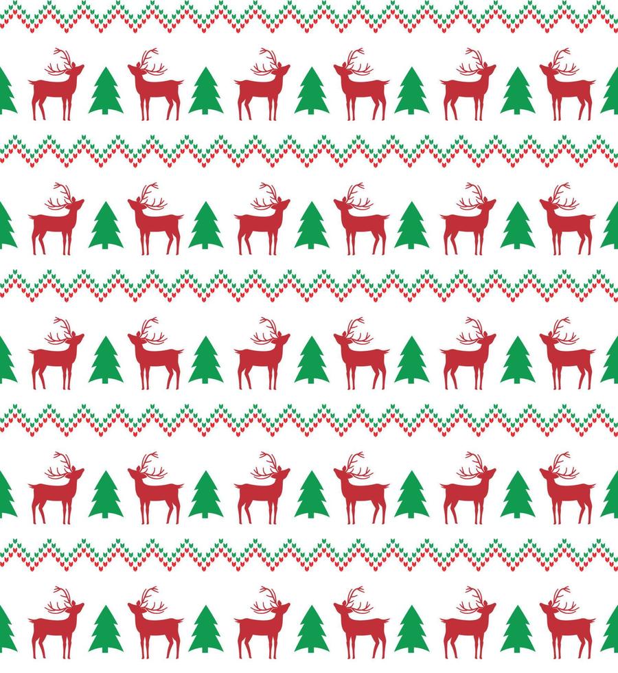 stickat jul och ny år mönster i snögubbar. ull stickning Tröja design. tapet omslag papper textil- skriva ut. eps 10 vektor