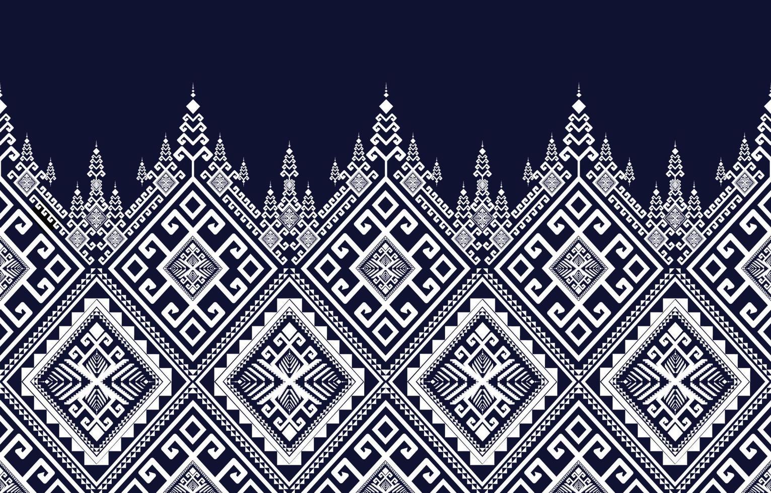 abstraktes ethnisches geometrisches ikat-muster. orientalische afroamerikanische mexikanische aztekische Motivtextilien und böhmische Mustervektorelemente. entworfen für hintergrund, tapeten, druck .vektor-ikat-muster. vektor