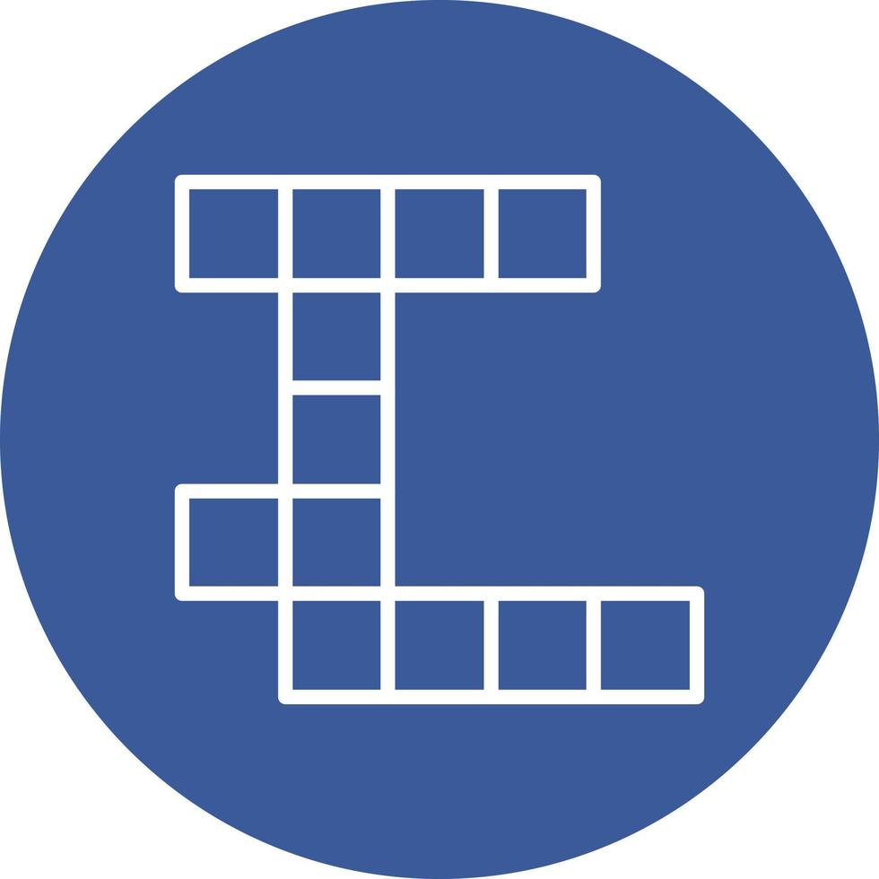 Scrabble-Vektorsymbol vektor
