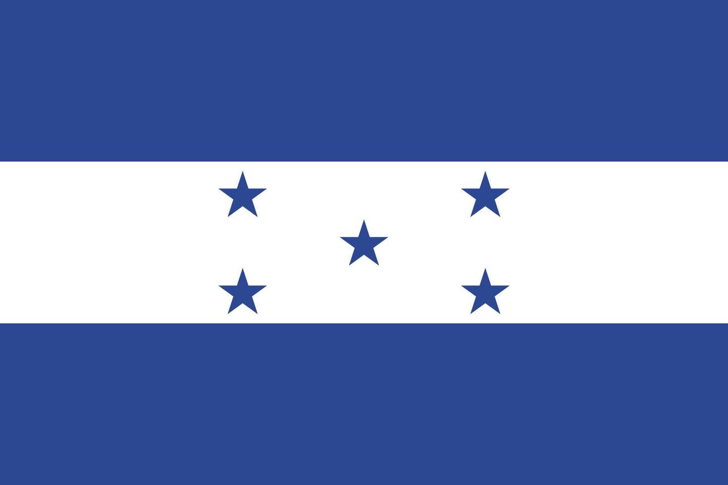 Honduras-Flaggendesign vektor