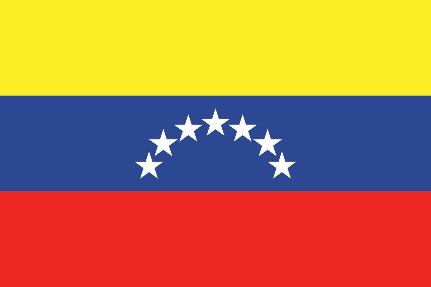 Design der venezolanischen Flagge vektor