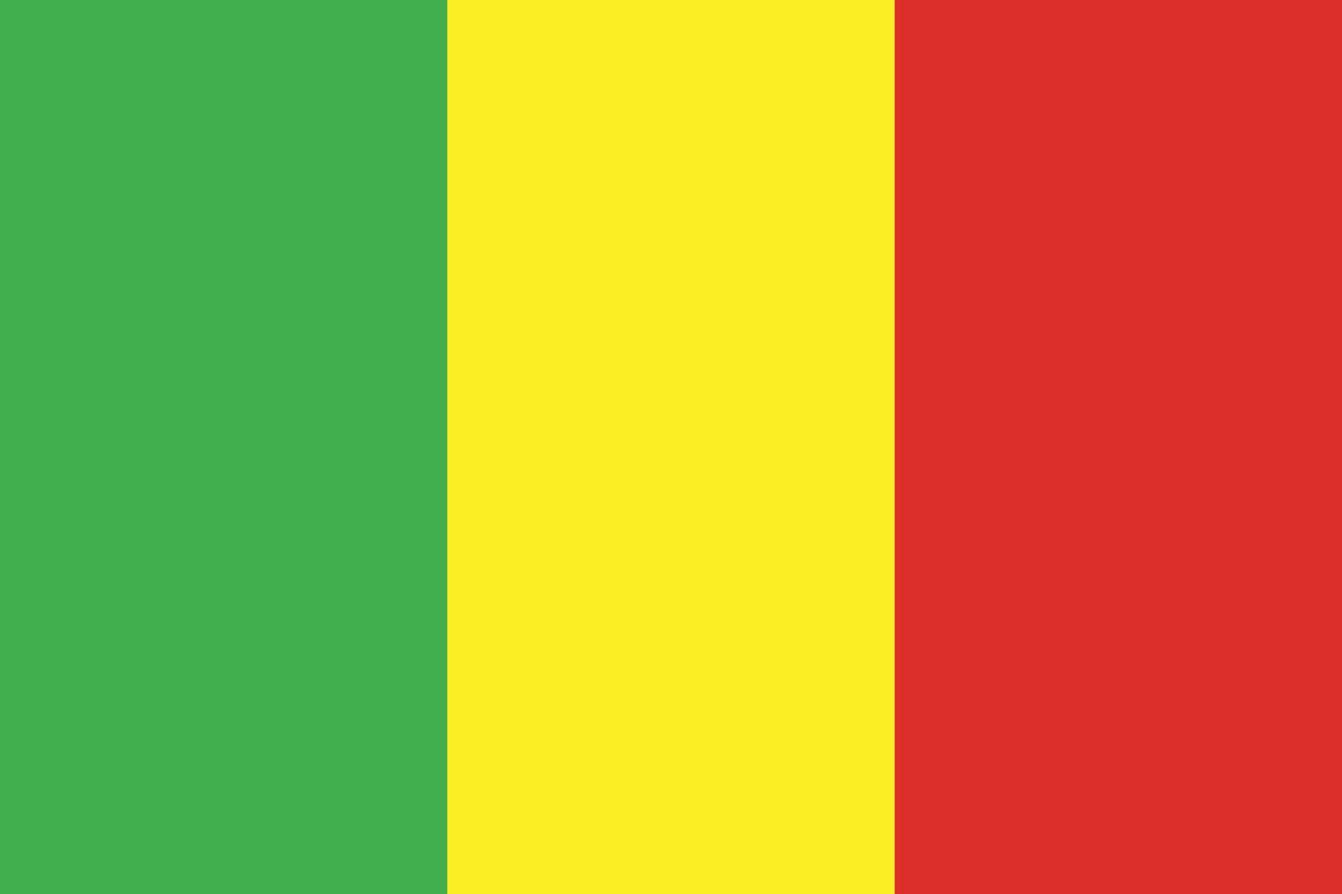 Mali-Flaggendesign vektor