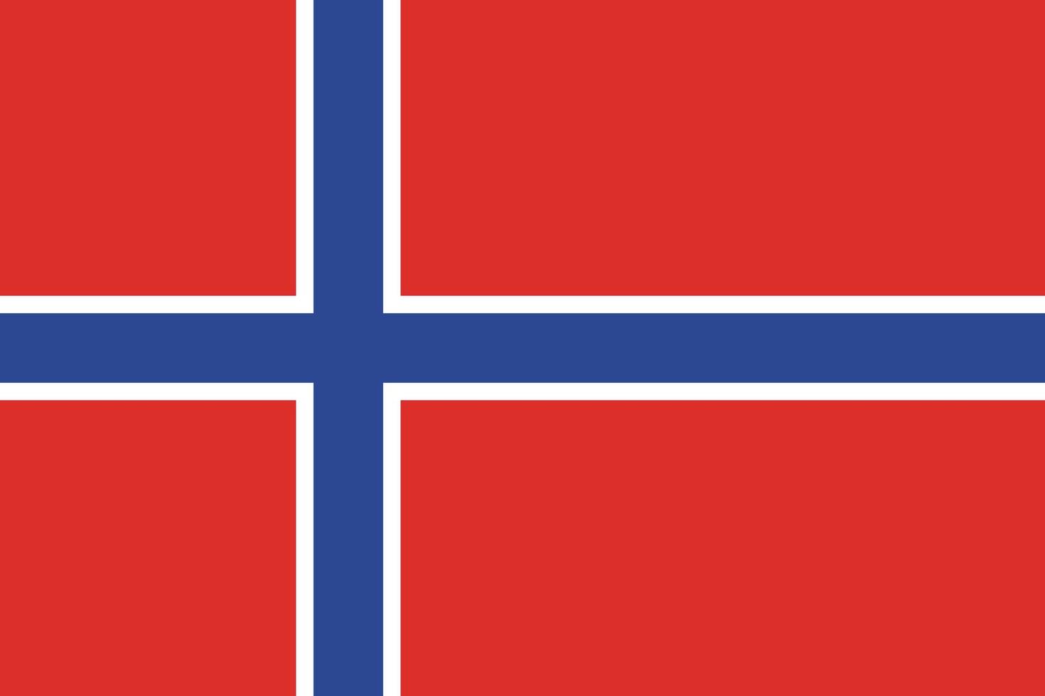 norska flagga design vektor