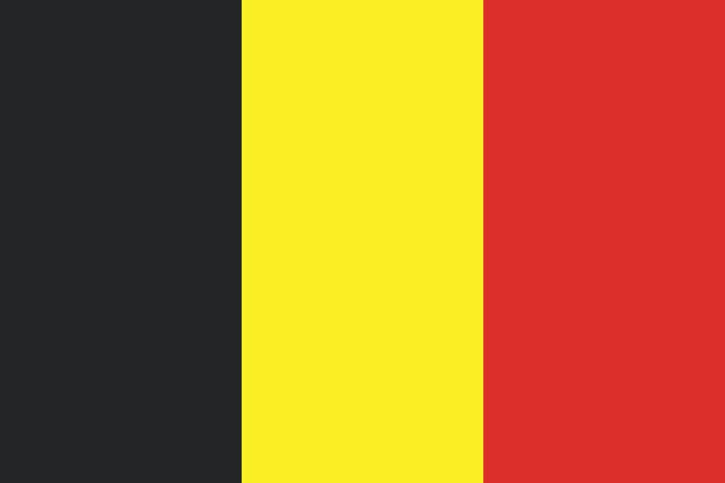 belgisk flagga design vektor